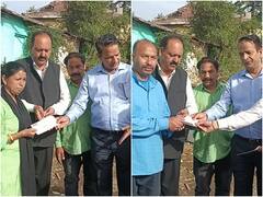 Mussoorie News: मसूरी में तेज हवाओं ने घरों को पहुंचाया नुकसान, 6 घंटे में प्रशासन नें पीड़ितों को दी राहत राशि