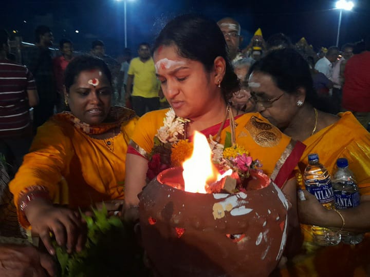 Karur Mariamman Vaikasi Festival celebrated grandly கரூர் களைகட்டிய