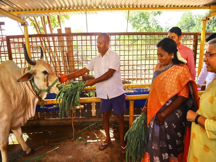 கைதிகளால் விளைவிக்கப்பட்ட காய்கறிகள், பழங்கள்.. நெகிழ்ந்து பேசிய ஆளுநர் தமிழிசை