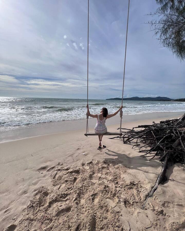 The actress shared pictures from her Phuket trip on social media