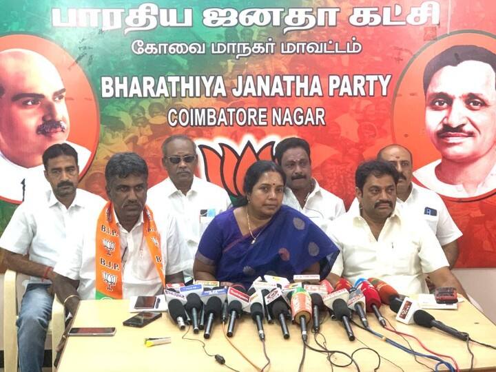 Vanathi Srinivasan said the state government to reduce petrol and diesel prices like the central government ’பெட்ரோல், டீசல் விலையில் முதல்வர் பிடிவாதம் பிடிக்கிறார்’ - வானதி சீனிவாசன்  தாக்கு