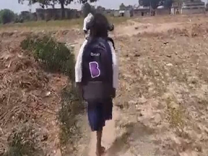 Bihar Girl Walks one km School 1 Leg Jamui Maoist Sonu Sood Foundation NGO Seema viral video CM Nitish Kumar Going Viral: Bihar Girl Hopping Her Way To School On One Leg | Watch