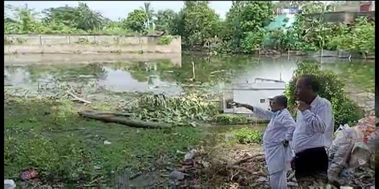 Hooghly News: Trinamool MLA seeks to stop illegal filling of ponds Hooghly News: চুঁচুড়ায় বেআইনিভাবে পুকুর ভরাটের অভিযোগ, রুখতে তৎপর তৃণমূল বিধায়ক