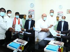 Rajya Sabha Nominations: రాజ్యసభకు టీఆర్ఎస్ అభ్యర్థులు దామోదర్‌రావు, పార్థసారధి నామినేషన్‌ దాఖలు