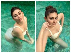 Shefali Jariwala Photos: बिकिनी पहन स्विमिंग पूल में कातिलाना पोज़ देतीं शेफाली जारीवाला ने एक बार फिर बढ़ाया इंटरनेट का पारा