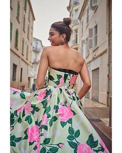 Cannes 2022 Photos: Deepika Padukone Twirls In Floral Off Shoulder Dress Like A Pro