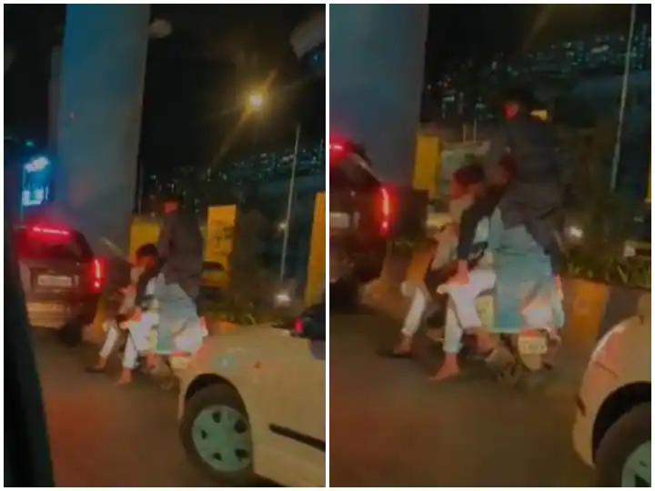 Trending News: 6 People on Scooter, Mumbai Police takes strict action ਫੁਕਰਾਪੰਤੀ ਦੀ ਹੱਦ! ਇੱਕ ਸਕੂਟਰ 'ਤੇ ਸਵਾਰ 6 ਲੋਕ, ਪੁਲਿਸ ਨੇ ਲਿਆ ਐਕਸ਼ਨ