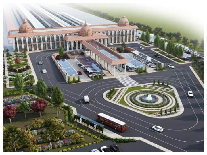 Prime Minister Narendra Modi will lay the foundation stone for the redevelopment of the Kanyakumari Railway Station. This is how the redeveloped station will look. (Image: ANI)