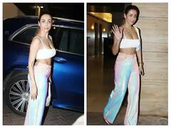 Malika Arora Photos: વ્હાઈટ ક્રોપ ટોપ પહેરીને ઘરેથી નિકળી મલાઈકા અરોરા, જુઓ ગ્લેમરસ તસવીરો