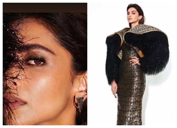 Deepika Padukon Cannes Look: कान्स से सामने आया दीपिका पादुकोण का नया लुक, ब्लैक एंड गोल्डन ड्रेस ने खींचा ध्यान