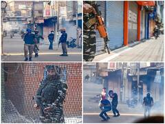 IN PICS | Clashes Erupt In Parts Of Srinagar Amid Strike Over Yasin Malik Sentencing