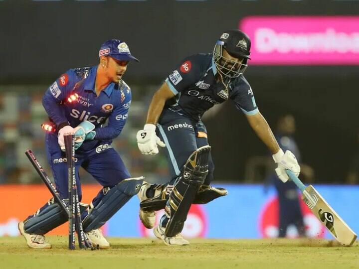 Mumbai Indians is the only team to defend the total against Gujarat Titans in IPL 2022 IPL 2022: पहले बैटिंग करते हुए सिर्फ एक टीम ने गुजरात को इस सीजन में दी है मात, मुंबई ने 5 रनों से हासिल की थी जीत