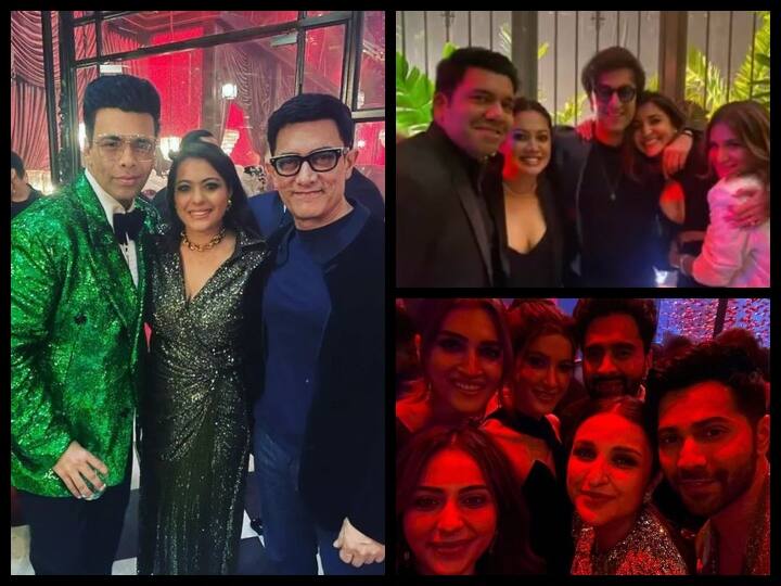बॉलीवुड के दिग्गज निर्माता करण जौहर (Karan Johar) ने अपना 50वां बर्थडे धूमधाम से सेलिब्रेट किया और इसकी तस्वीरें व वीडियोज सोशल मीडिया पर जमकर वायरल हो रहे हैं। आइए आपको उनके ग्रैंड बर्थडे बैश की इनसाइड फोटोज दिखाते हैं।