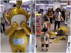 Watch: बेटे ने मॉल में तोड़ दी टेलेटुबी की मंहगी मूर्ति, पिता को भरना पड़ा 3 लाख का फाइन 