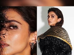 PHOTO :  उफ्फ तेरी अदा... ब्लॅक अँड गोल्डन ड्रेस, दीपिकाच्या लूकवर चाहते फिदा!