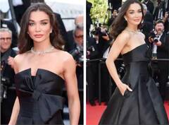 Cannes 2022: ਕਾਨਸ ਦੇ ਰੈੱਡ ਕਾਰਪੈਟ 'ਤੇ ਜਲਵੇ ਬਿਖੇਰਦੀ ਨਜ਼ਰ ਆਈ Amy Jackson, ਬਲੈਕ ਗਾਊਨ 'ਚ ਲੱਗੀ ਬਲਾ ਦੀ ਖੂਬਸੂਰਤ