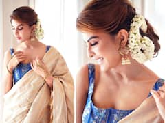 Jacqueline Fernandez Shares Gorgeous Pics In Saree, Asks Fans If They Have Heard Her Latest Song RaRaRakkamma