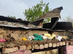 Wardha : वर्धा जिल्ह्यातील पिंपळगावाला वादळाचा तडाखा, रस्त्यावर झाडं कोसळली, शेतकऱ्यांचे नुकसान