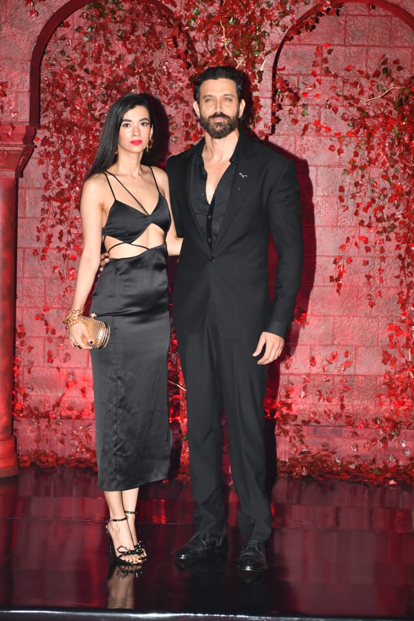 Rumoured Couple Hrithik Roshan And Saba Azad Make Their First Offical Appearance At Karan Johar's B’day