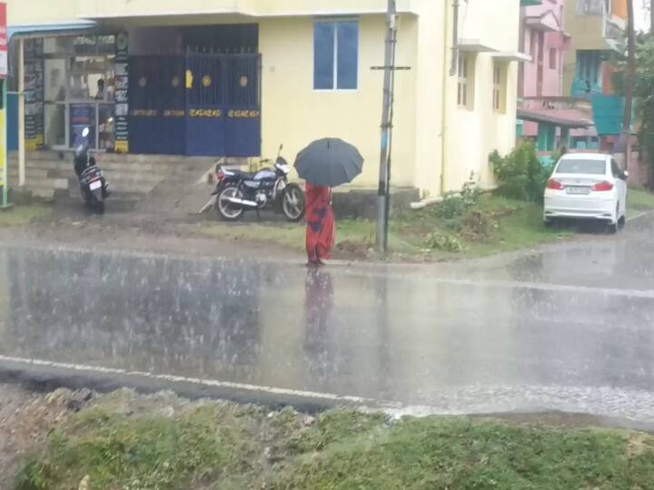 Kanchipuram Rain : காஞ்சியில் தொடர் மழை..! ஐப்பசி மாதத்திற்கு டப் கொடுக்குது..!