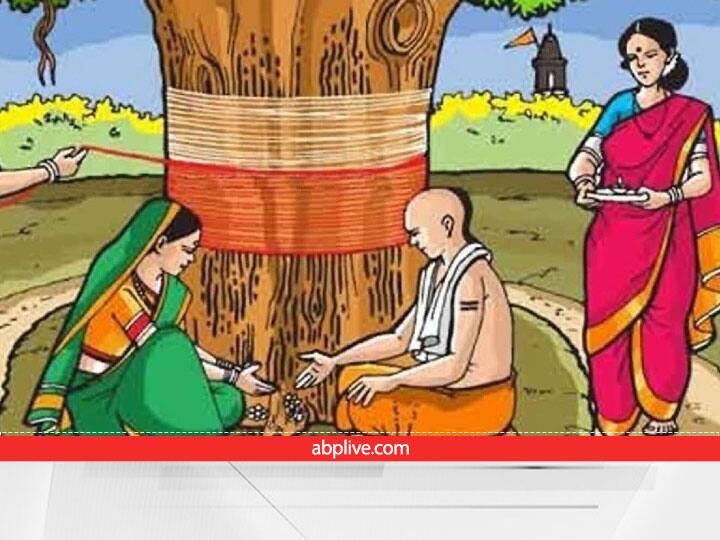 वट सावित्री व्रत (Vat Savitri Vrat 2022) पर सुहागिन महिलाएं बरगद के वृक्ष के पास जाकर सावित्री और सत्यवान की कथा सुनती हैं. मान्यता है कि जब यमराज ने सावित्री के पति सत्यवान के प्राण हर लिए तो देवी सावित्री ने यमराज से प्रार्थना की, इससे उनके पति पुनः जीवित हो उठे.
