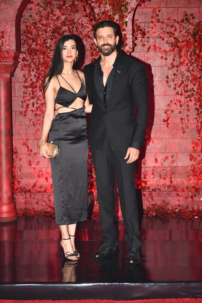 Rumoured Couple Hrithik Roshan And Saba Azad Make Their First Offical Appearance At Karan Johar's B’day