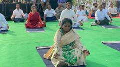 Yoga Utsav In Hyderabad: యోగాతో ఎన్నో లాభాలు.. హైపర్ టెన్షన్ దూరం | Governor Tamilisai | ABP Desam