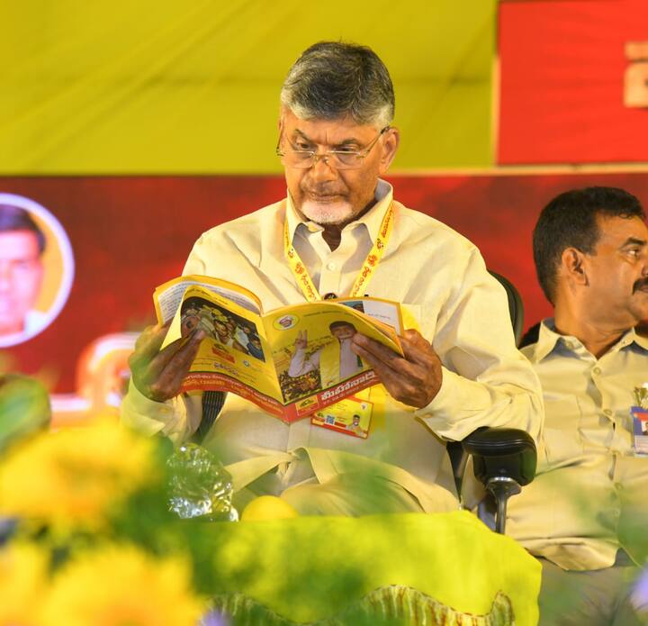 మహానాడులో చంద్రబాబు