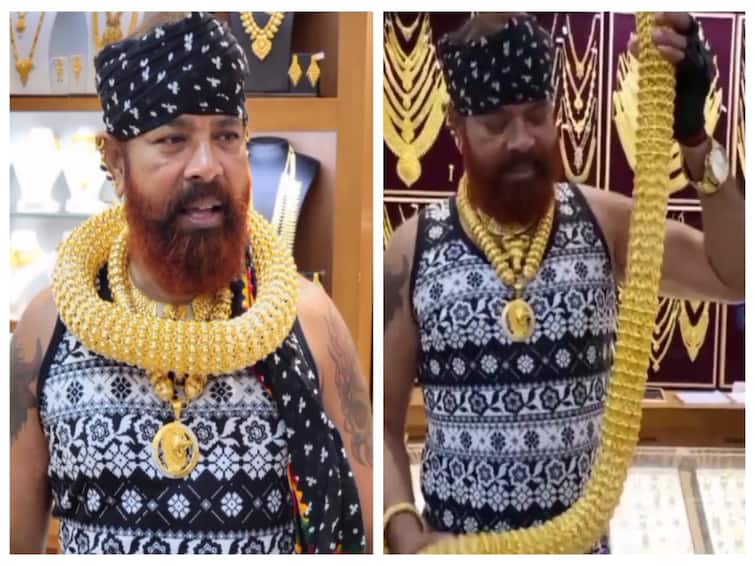 Rowdy Varichur Selvam, who bought India's largest gold jewelery ABP Exclusive: ‛இந்தியாவின் மிகப்பெரிய தங்க செயினை வாங்கிய பிரபல ரவுடி வரிச்சூர் செல்வம்’