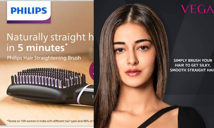 Hair straightener brush outlet reviews india