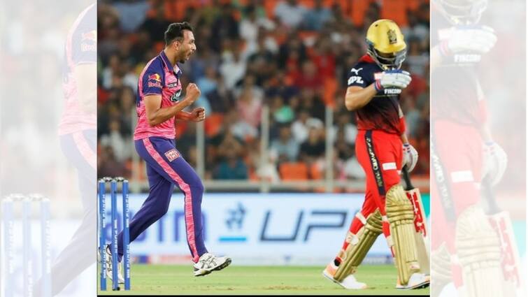 IPL 2022, RR vs RCB: Rajasthan lose Yashasvi Jaiswal after a flying start in 158 chase IPL 2022: ব্যর্থ বিরাট, রাজস্থানের বিরুদ্ধে বোর্ডে ১৫৭/৮ তুলে নিল আরসিবি