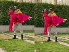 Kiara Advani-Varun Dhawan Photos: प्रमोशन के दौरान वरुण धवन ने कियारा आडवाणी को उठाया गोद में, फोटोज वायरल