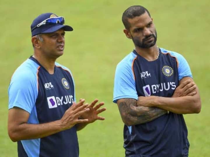 India vs South Africa T20Is Rahul Dravid Informed Shikhar Dhawan About His 'Non-Selection' Before Official Announcement: Report Ind vs SA T20Is | Rahul Dravid Informed Shikhar Dhawan About His 'Non-Selection' Before Official Announcement: Report