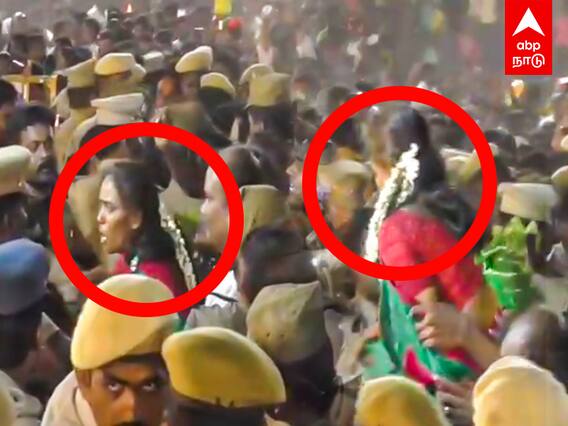 Jothimani Fight with Police : தடுத்து நிறுத்திய போலீஸ்..ஏறி குதித்து சென்ற ஜோதிமணி