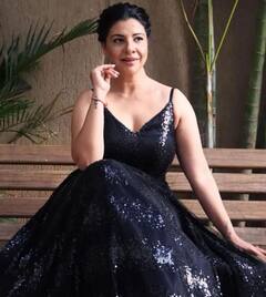 બ્લેક ગાઉનમાં અભિનેત્રી સંભાવના શેઠનો જોવા મળ્યો હોટ અવતાર