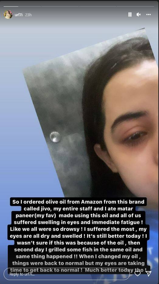 उन्होंने इस तेल का इस्तेमाल अपनी फेवरेट मटर-पनीर की सब्जी में की थी, जिसे खाने के बाद उनका ये हाल हो गया.
