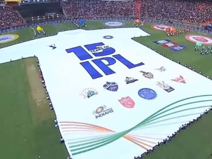 IPL 2022 Final GT vs RR Worlds Largest Jersey at Largest Cricket Stadium Narendra Modi Stadium Guinness World Record IPL 2022 Final: World's Largest Jersey Unveiled Ahead Of GT vs RR High-Voltage Clash In Ahmedabad - WATCH