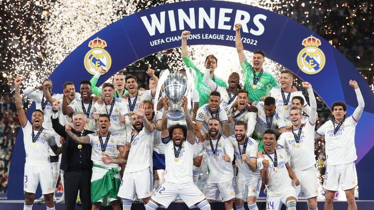 Real Madrid beat Liverpool 1-0 to win record-extending 14th UEFA Champions League title UEFA League 2022 Final: লিভারপুলকে হারিয়ে রেকর্ড ১৪ বার চ্যাম্পিয়ন্স লিগ জয় রিয়াল মাদ্রিদের