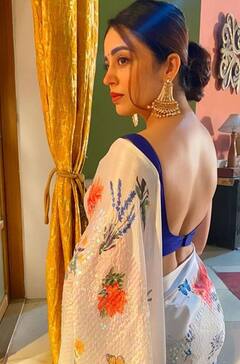 In Pics : नेहाचा साडीवरील हटके लुक, चाहते घायाळ