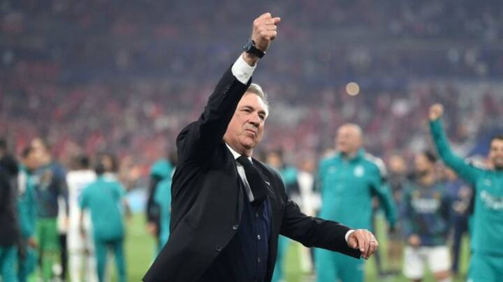 রিয়ালের ম্যানেজার হিসেবে দ্বিতীয়বার ইউরোপ সেরা কার্লো আনসেলোত্তি। কেরিয়ারে মোট ৪ বার ম্যানেজার হিসেবে ইউরোপ সেরা হলেন আনসেলোত্তি।