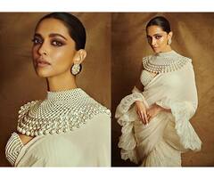 Deepika Padukone : अप्सरा... कान्स फेस्टिव्हलच्या शेवटच्या दिवशी दीपिकाचा पदुकोणचा रॉयल लूक