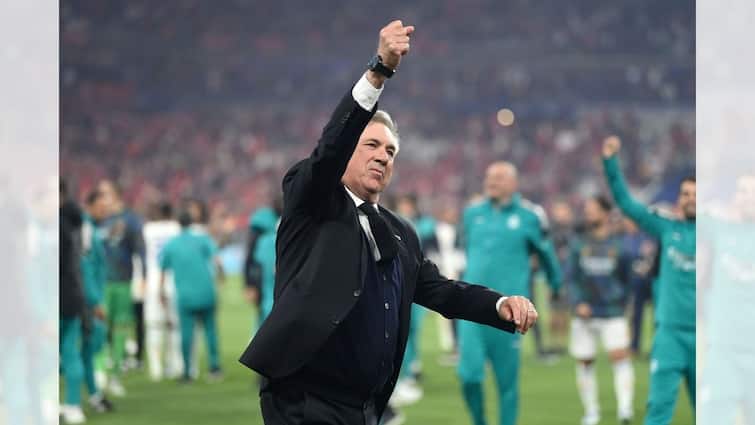 Carlo Ancelotti becomes first manager to win four Champions League titles UEFA Champions League: বিশ্বের প্রথম ম্যানেজার হিসেবে এই নজির কার্লো আনসেলোত্তির