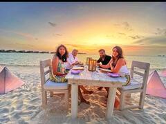 પરિવાર સાથે માલદીવમાં વેકેશન માણી રહ્યો છે Rohit Sharma, પત્ની સાથેની તસવીર શેર કરી