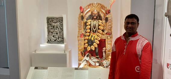 Kumortuli: কুমোরটুলির শিল্পীর তৈরি কালীমূর্তি স্থান পেল ব্রিটিশ মিউজিয়ামে।Bangla News