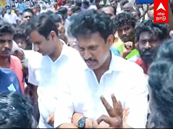 Anbil Mahesh : போராடிய மக்கள்...காரை விட்டு இறங்கிய அன்பில் மகேஸ்..நடந்தது என்ன?