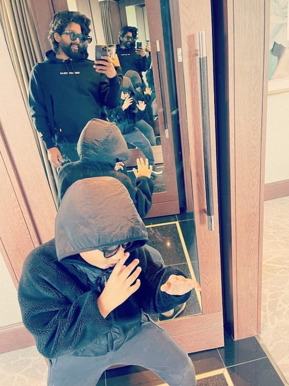 అచ్చం నాన్నలాగే, అల్లు అర్జున్ కొడుకంటే ఆ మాత్రం ఉండాలి!