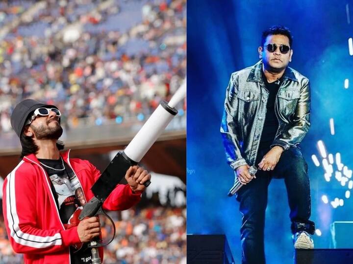IPL Final: AR Rahman, Ranveer Singh perform in the closing ceremony at the Narendra Modi Stadium IPL Final: রহমানের গলায় 'জয় হো' শুনে মঞ্চে উঠে এলেন রণবীর, সাক্ষী লক্ষাধিক দর্শক