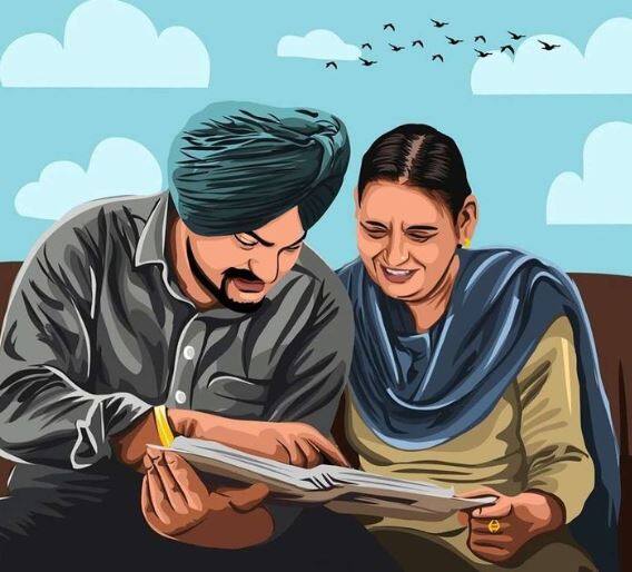 इससे पहले सिद्धू ने ये तस्वीर शेयर की थी और लिखा था, ''कभी बिजली चमकती है तो कभी अंधेरा, मुझे लगता है कि मैं तुम्हारे जैसा हूं, हैप्पी बर्थडे मां लव यू.''