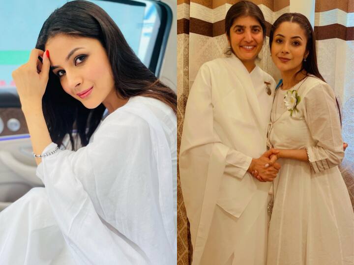 Shehnaaz Gill Photos: पंजाब की शान बन चुकी एक्ट्रेस शहनाज गिल (Shehnaaz Gill) इन दिनों अपने बॉलीवुड डेब्यू को लेकर चर्चा में बनी हुई है. इसके साथ ही एक्ट्रेस सोशल मीडिया पर भी ट्रेंड करती रहती हैं. हाल ही में वो  ब्रह्माकुमारी संस्थान के एक कार्यक्रम में पहुंची थी. जिसकी कई तस्वीरें और वीडियोज सोशल मीडिया पर वायरल हो रही हैं.