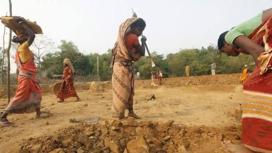 maharashtra news laborers working in the nashik district under MRGES scheme Nashik Rogar Hami Yojna : नाशिक जिल्‍ह्यात 'रोहयो'अंतर्गत २२ हजार मजुरांच्या हाताला काम